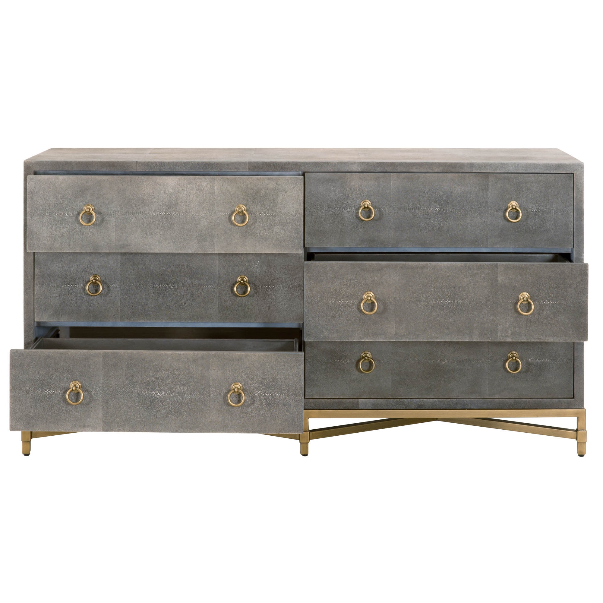 Grey shagreen deals dresser